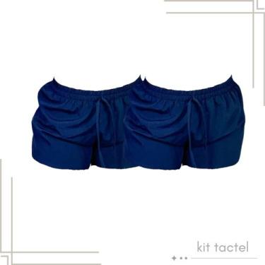 Imagem de Kit 2 Shorts Tactel Feminino- Esportivo, Casual, Leve, Resistente - Ji