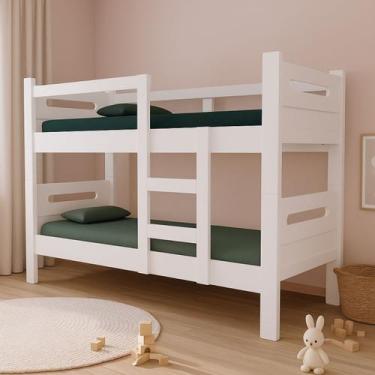 Imagem de Beliche Compacta 2 em 1 Solteiro Que Vira Duas Camas Sofisticadas - Po