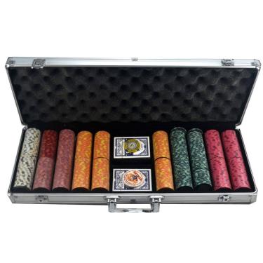 Imagem de Conjunto de Poker de 14 Gramas com 500 Fichas - Monte Carlo