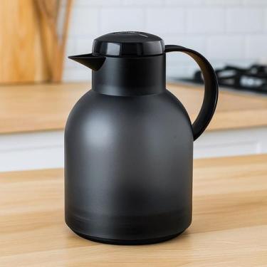 Imagem de Garrafa Térmica Café Emsa Samba 1 Litro Preta Original Sistema Quick P