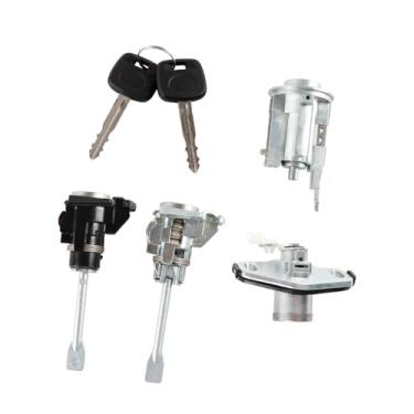 Imagem de Cilindro de bloqueio de interruptor de ignição compatível com Toyota Corolla Matrix 2003 2004 2005 2006 2007 2008 Substituir OEM # 69057-02130 6905702130 (sem chip)