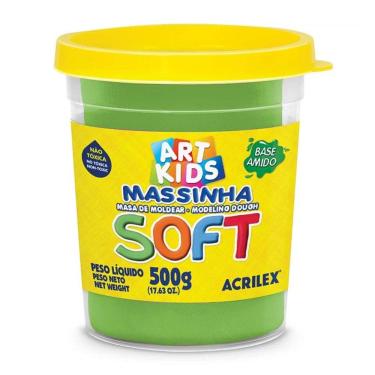 Imagem de Massa de modelar Soft 500g Verde 101 Acrilex