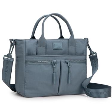 Imagem de Montana West Bolsa feminina de nylon com alça transversal, para viagem, trabalho, uso diário, Jeans, Medium