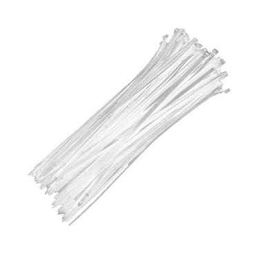 Imagem de Presilha de nylon branco 2.5x200mm pacote 100 peças - CNC