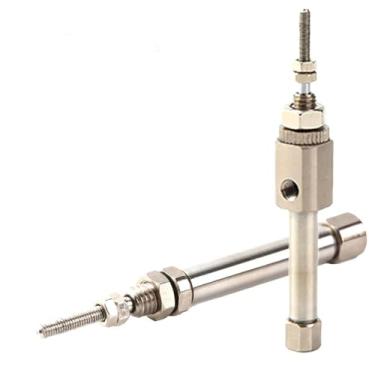 Imagem de Cilindro de ar pneumático de dupla ação mini pequeno tipo CDJ2B6 haste única 6 furo 5 mm 10 mm 15 mm 20 mm 25 mm 30 mm 35 mm Curso CDJ2B6 1 peça (CDJ2B6-50-R)