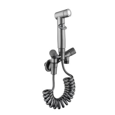 Imagem de ifgswopq Bidê de vaso sanitário portátil torneira pulverizador vaso sanitário autolimpante cabeça de chuveiro (tamanho uniforme D)