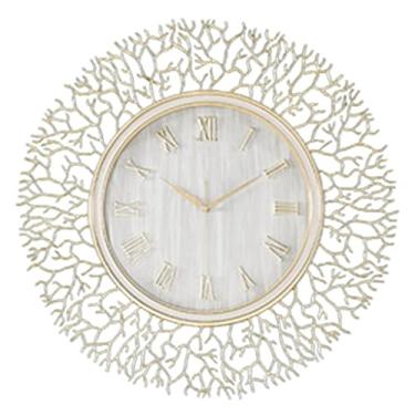 Imagem de WYUYIWH Relógio de parede estilo americano de família relógio de parede de árvore coral estilo moderno arte relógio de parede decoração de parede para cozinha, casa, escritório, sala de estar