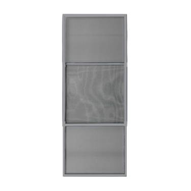 Imagem de Tela Mosquiteira De Encaixe Regulável Para Vãos De Portas Anti Inseto Pernilongo Moscas Baratas(CINZA)