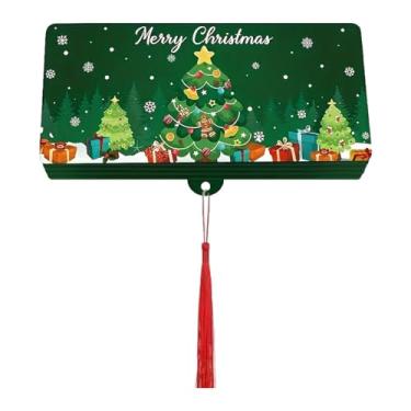 Imagem de Sclmgo Porta-moedas de Natal, Porta-cartões, Faça Você Mesmo, Envelope de Dinheiro para Presente de Natal Engraçado E Surpresa com 10 Compartimentos para Hom, Verde, Tamanho real