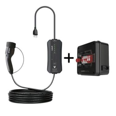 Imagem de Carregador Portátil GreenV 3,6kW + Quadro de Proteção CLAMPER 5kW