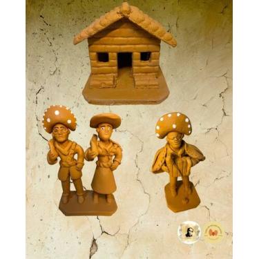 Imagem de Artesanato de Barro Natural  Pinte você mesmo  Artesanato Terra do mes