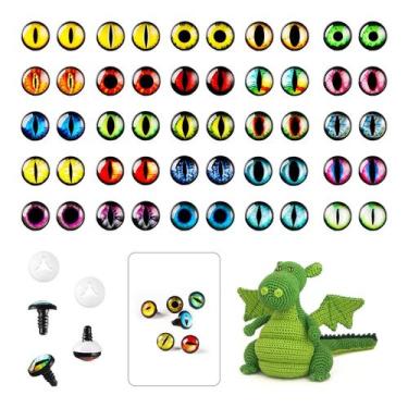 Imagem de Olhos de segurança para Amigurumi MUCUNNIA de 10 mm (50 unidades) com 