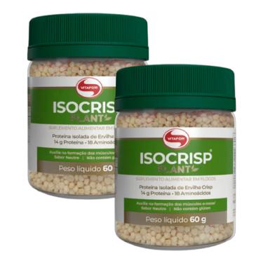 Imagem de Kit 2X: Isocrisp Plant Vegan Proteína de Ervilha Vitafor 60g