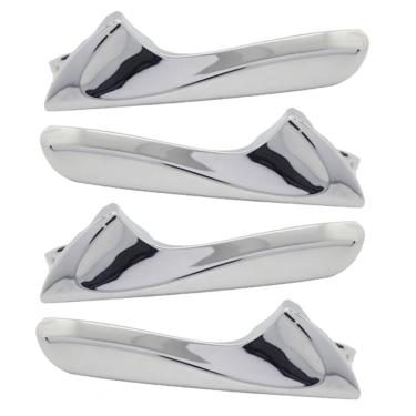 Imagem de Kit 4 Gatilho Puxador Maçaneta Interna Direita Esquerda Hb20