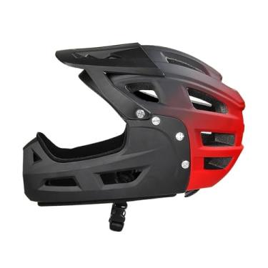 Imagem de Colaxi Capacete de bicicleta adulto Capacete de bicicleta leve para homens e mulheres Circunferências da cabeça de 54-61 cm BMX Patinação Ciclismo Biker com, Preto Vermelho