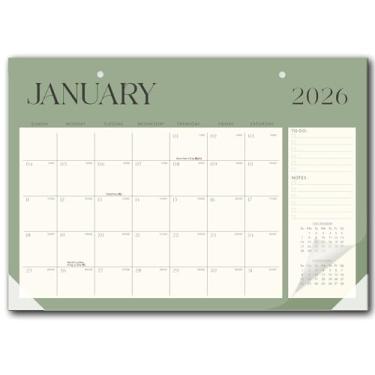Imagem de Calendário de mesa 2025-2026, funciona até dezembro de 2026 - Tamanho grande 43 x 30 cm