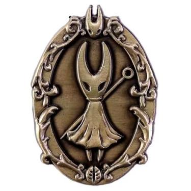 Imagem de Hornet Princess Protector Halllownest Hollow Knight Metroidvania Video Game 4 cm Emblema de pino esmaltado
