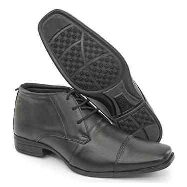 Imagem de Bota social cano curto urbana couro Bbr2 9210001 PRETO Cor:Preto;Tamanho:44;Genero:Masculino