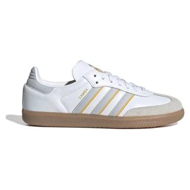 Imagem de adidas Tênis masculino Samba Club, Goma branca e cinza, 41