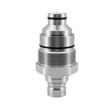 Imagem de RABROPAR Acoplador rápido de face plana macho hidráulico 7246799 AT406474 compatível com Bobcat 753 763 773 863 864 883 A770, compatível com Johnn Deeree 318E 319E 320E, #47396760 373-699 67 V1 311