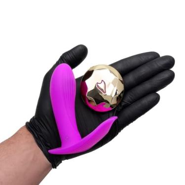 Imagem de Rolfe Vibrador de Ponto G com Controle Remoto, Silicone e ABS, 9,5cm x 3,3cm, 10 Modos de Vibração, Função Aquecimento e Controle por Voz