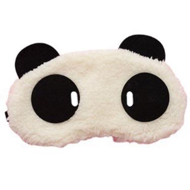 Imagem de Máscara de dormir Cute Panda Plush Soft Cartoon Eye Mask