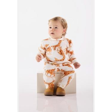 Imagem de Macacão Bebê Menina em Molecotton Girafinha Up Baby-Feminino