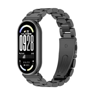 Imagem de MIJOBS Pulseira de substituição respirável para Xiaomi Mi Band 10/9/8 para Mi Fit Band 10 / 9 / 8 para SmartWatch para mulheres e homens