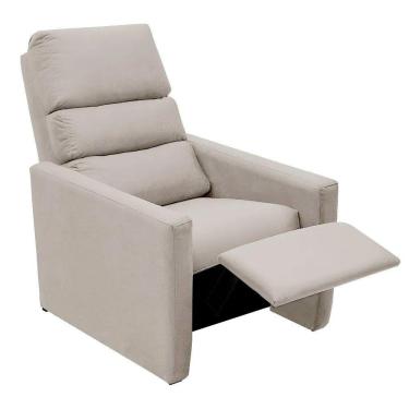 Imagem de Poltrona Do Papai Reclinável Ravena Corano Bege - Speciale Home Bege