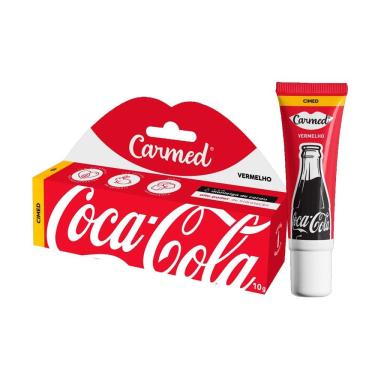 Imagem de Hidratante Labial Carmed Coca Cola Vermelho 10g