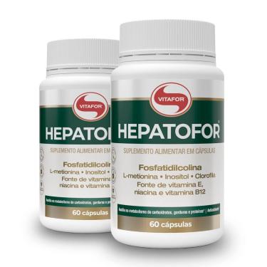 Imagem de Kit 2 Hepatofor Vitafor 60 Cápsulas