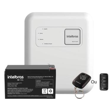 Imagem de Kit central cerca eletrica elc 6012 net com bateria xb 12al intelbras