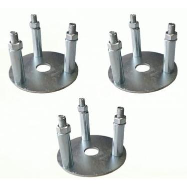 Imagem de Kit 3 Suportes De Calota Rodoar Para Cinematico Caminhao