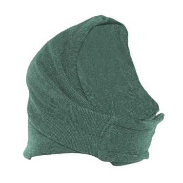 Imagem de Gralara Capuz calmante para cães, capa para cabeça, protetores de orelha para cães, abafadores de ouvido para banho, e secagem, Verde