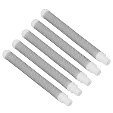 Imagem de Akozon Substituição do Filtro da Pistola de Pulverização Sem Ar de 5 Unidades de 60 Malhas - Filtro Universal para Pulverizador de Tinta Compatível Com Wagner - Alto Desempenho de Filtragem e Fácil Instalação