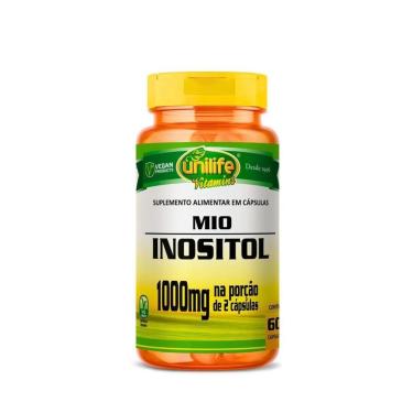 Imagem de Mio Inositol 600mg 60 Caps - Unilife-Unissex