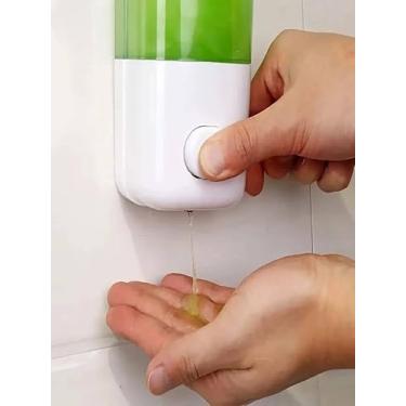 Imagem de Dispenser Automático Sabão Líquido e Detergente Parede Cozinha Banheiro