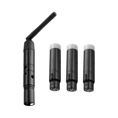 Imagem de Controlador DMX512 Sem Fio ISM Transmissor Receptor XLR Para Festa Dis