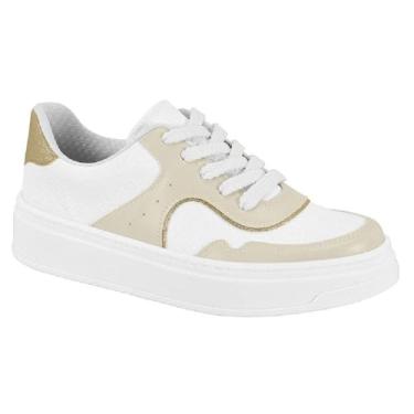 Imagem de Tenis Beira Rio Casual Ref 4305.118.30203 Branco/dourado 39
