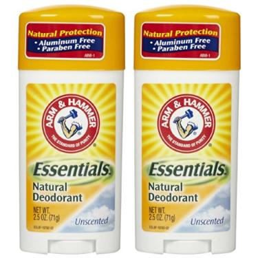 Imagem de Arm & Hammer Desodorante Natural Essentials, Sem Perfume - 2,5 Oz - 2 Unidades