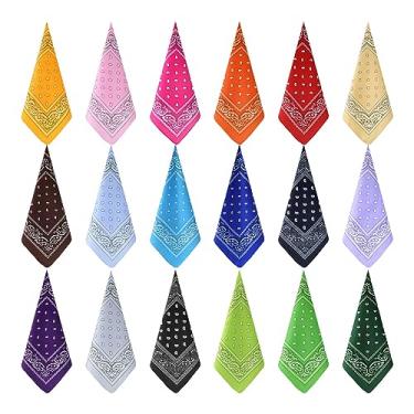 Imagem de 4 lenços de cabeça – quadrados de 53 cm, cetim feminino, decoração de faixa grande