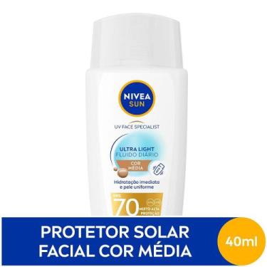 Imagem de Protetor Solar Facial Nivea Sun UV Face Specialist Ultra Light Fluido 