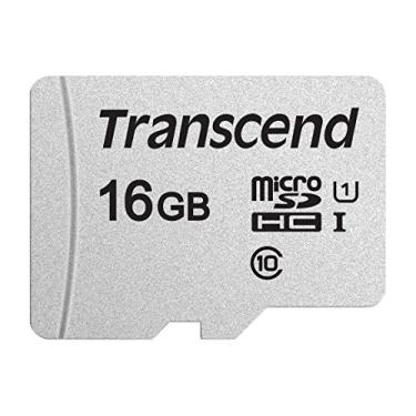 Imagem de Transcend Cartão de memória microSD TS16GUSD300S-AE 16GB UHS-I U1 com adaptador