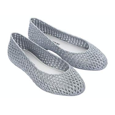 Imagem de Melissa Sapatilha feminina Tao + Jason Wu Ballet, Glitter prateado, 6