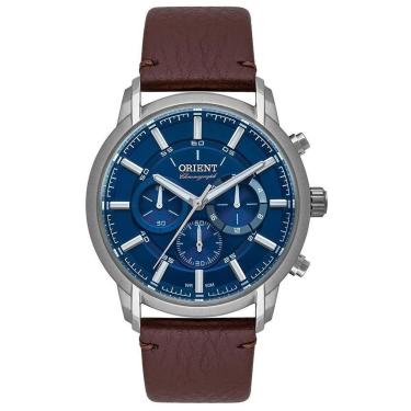 Imagem de Relógio Orient Sport MBSCC055 Azul Marrom-Masculino