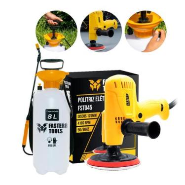 Imagem de Kit Politriz Lixadeira Multifunções 700W e Pulverizador Lateral 8 Litr