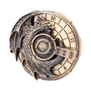 Imagem de Conjunto De Dados 7 Em 1 Com Spinner De Dedo, Dados D6, Bússola E Dado