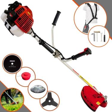 Imagem de Roçadeira Kw43-l 43cc 2t Kawashima Com 4 Opções De Cortes