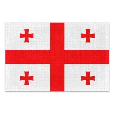 Imagem de Georgia Flag Adult Puzzles, Puzzles for Adults 1000 Piece, Interlock Perfectly, Home Decor Gift Party for Men Women