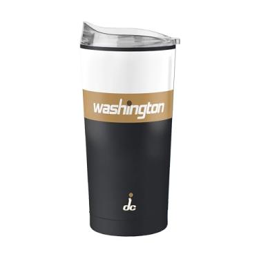 Imagem de FANMATS Copo de aço inoxidável NBA Washington Wizards City Edition 590 ml – Acabamento em pó de parede dupla isolado e durável - Design City Edition, mantém as bebidas quentes e frias por horas